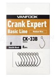 Одинарные крючки Vanfook CK-33B Одинарные крючки Vanfook CK-33B