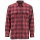 Simms Рубашка Simms Coldweather LS Shirt Red Buffalo Plaid XL