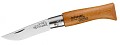 Opinel №3 Natural углеродистая сталь, рукоять из дерева бука 111030